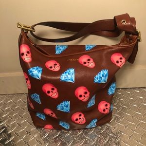 Custom painted Coach Legacy Duffle